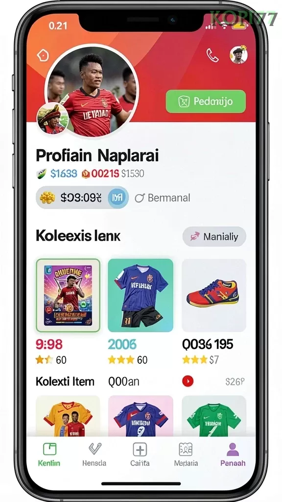Cuplikan layar HIATOTO — menu navigasi